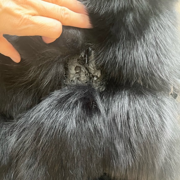 Alberto Makali - Genuine Fur Vest / Waistcoat - Black - Small - NWOT - REAL FUR - Picture 12 of 16